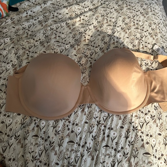 Soma vanishing perfect coverage soft tan bra NWT 38DD - Picture 1 of 5
